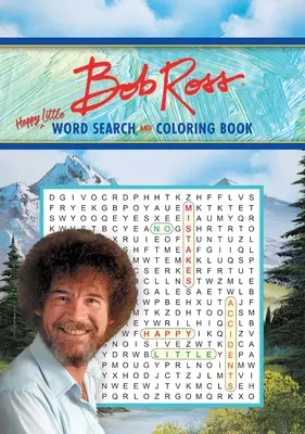 Bob Ross Hľadanie slov a vyfarbovanie - Bob Ross Word Search and Coloring Book