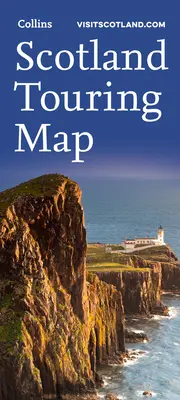Turistická mapa Škótska - ideálna na objavovanie - Scotland Touring Map - Ideal for Exploring