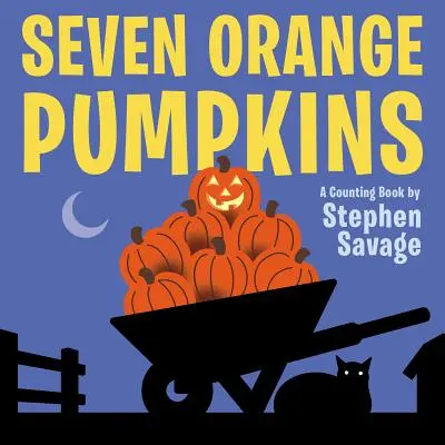 Sedem oranžových tekvičiek Stolová kniha - Seven Orange Pumpkins Board Book