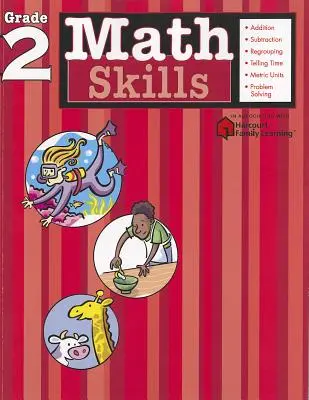 Matematické zručnosti: (Flash Kids Harcourt Family Learning) - Math Skills: Grade 2 (Flash Kids Harcourt Family Learning)