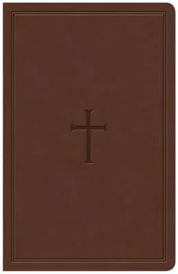 KJV Large Print Personal Size Reference Bible, Brown Leathertouch Indexed