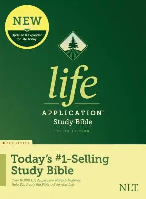 NLT Life Application Study Bible, tretie vydanie (červené písmo, tvrdá väzba) - NLT Life Application Study Bible, Third Edition (Red Letter, Hardcover)