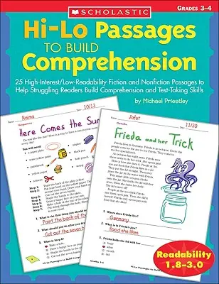 Hi-Lo Passages to Build Comprehension: Triedy 3 - 4 - Hi-Lo Passages to Build Comprehension: Grades 3-4