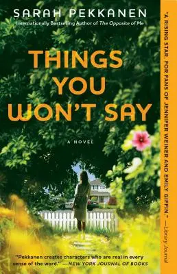 Veci, ktoré nepovieš - Things You Won't Say