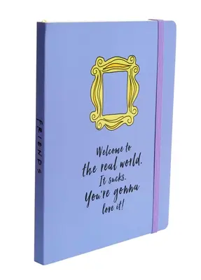 Kamaráti: Zápisník v mäkkých doskách v žltom rámčeku - Friends: Yellow Frame Softcover Notebook