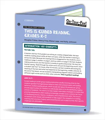 Príručka na vlastnej koži: To je riadené čítanie, ročníky K-2 - On-Your-Feet Guide: This Is Guided Reading, Grades K-2