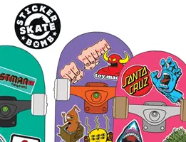 Stickerbomb Skateboard: (Studio Rarekwai (Srk)): 150 klasických skateboardových samolepiek - Stickerbomb Skateboard: 150 Classic Skateboard Stickers (Studio Rarekwai (Srk))