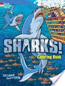 Žraloky! Omaľovánky - Sharks! Coloring Book