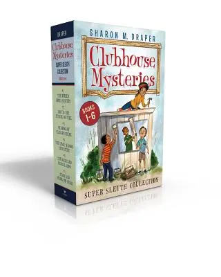 Clubhouse Mysteries Super Sleuth Collection (Záhady klubovne): Záhada pochovaných kostí; Stratený v tuneli času; Tiene Cézarovho potoka; Adventná vesmírna misia - Clubhouse Mysteries Super Sleuth Collection: The Buried Bones Mystery; Lost in the Tunnel of Time; Shadows of Caesar's Creek; The Space Mission Advent