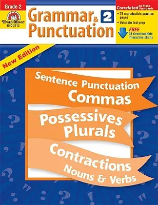 Gramatika a interpunkcia, 2. ročník [na stiahnutie zdarma] - Grammar & Punctuation, Grade 2 [With Free Download]