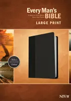Biblia pre každého muža-NIV-Veľká tlač - Every Man's Bible-NIV-Large Print