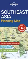 Lonely Planet Juhovýchodná Ázia Plánovacia mapa 1 - Lonely Planet Southeast Asia Planning Map 1