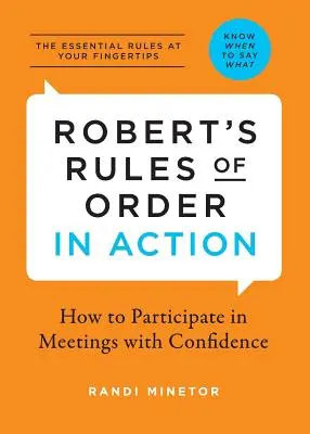 Robertov poriadok v praxi: Ako sa sebavedomo zúčastňovať na zasadnutiach - Robert's Rules of Order in Action: How to Participate in Meetings with Confidence