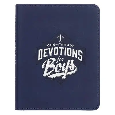 Minútové pobožnosti pre chlapcov Lux-Leather - One-Min Devotions for Boys Lux-Leather