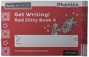 Read Write Inc. Phonics: Get Writing! Red Ditty Book 4 Balenie 10 ks - Read Write Inc. Phonics: Get Writing! Red Ditty Book 4 Pack of 10