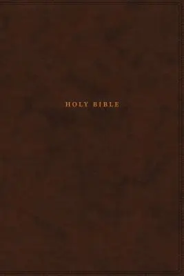 Nkjv, Referenčná Biblia, Klasické verše po veršoch, stredový stĺpec, kožená, hnedá, edícia s červenými písmenami, pohodlná tlač - Nkjv, Reference Bible, Classic Verse-By-Verse, Center-Column, Leathersoft, Brown, Red Letter Edition, Comfort Print