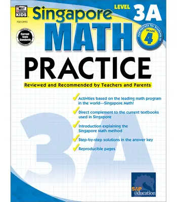 Matematické cvičenia, 4. ročník: preskúmané a odporúčané učiteľmi a rodičmi - Math Practice, Grade 4: Reviewed and Recommended by Teachers and Parents