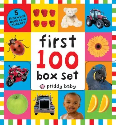 Prvých 100 PB Box Set (5 kníh): Prvých 100 slov; Prvých 100 zvierat; Prvých 100 nákladných áut a vecí, ktoré idú; Prvých 100 číslic; Prvých 100 farieb, abc, num - First 100 PB Box Set (5 Books): First 100 Words; First 100 Animals; First 100 Trucks and Things That Go; First 100 Numbers; First 100 Colors, Abc, Num