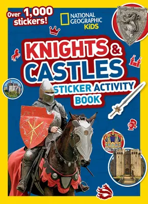 Rytieri a hrady Kniha aktivít so samolepkami - Knights and Castles Sticker Activity Book