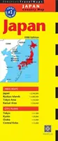 Cestovná mapa Japonska piate vydanie - Japan Travel Map Fifth Edition