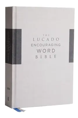 Niv, Lucado Encouraging Word Bible, Gray, Cloth Over Board, Comfort Print: Svätá Biblia, nová medzinárodná verzia - Niv, Lucado Encouraging Word Bible, Gray, Cloth Over Board, Comfort Print: Holy Bible, New International Version