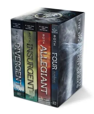 Súbor divergentnej série: Divergent, Insurgent, Allegiant, Four - Divergent Series Set: Divergent, Insurgent, Allegiant, Four