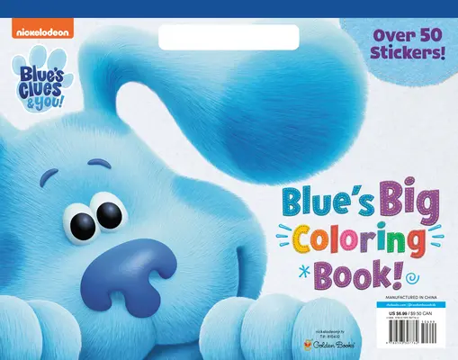 Modrá veľká maľovanka (Modré indície a ty) - Blue's Big Coloring Book (Blue's Clues & You)