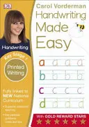 Písanie rukou: Tlačené písmo, vek 5-7 rokov (Kľúčový stupeň 1) - Podporuje národné učebné osnovy, cvičebnica písania rukou - Handwriting Made Easy: Printed Writing, Ages 5-7 (Key Stage 1) - Supports the National Curriculum, Handwriting Practice Book