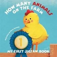 Moja prvá skladačka: Koľko zvierat na farme? - My First Jigsaw Book: How Many Animals On the Farm?
