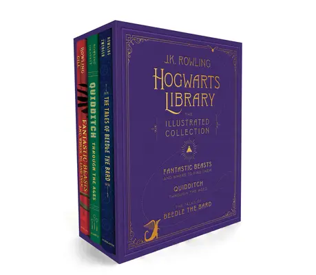 Bradavická knižnica: Ilustrovaná zbierka (ilustrované vydanie) - Hogwarts Library: The Illustrated Collection (Illustrated Edition)