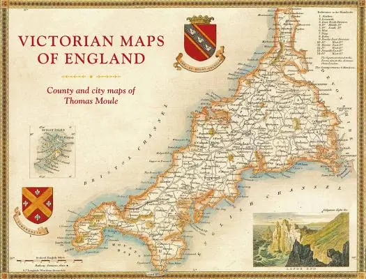 Viktoriánske mapy Anglicka: Mapy hrabstiev a miest Thomasa Moulea - Victorian Maps of England: County and City Maps of Thomas Moule