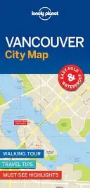 Lonely Planet Vancouver Mapa mesta 1 - Lonely Planet Vancouver City Map 1