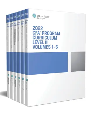 2022 Súbor učebných osnov programu CFA III. stupňa - 2022 CFA Program Curriculum Level III Box Set