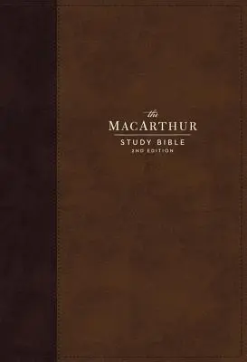 Nkjv, MacArthurova študijná Biblia, 2. vydanie, kožená mäkká, hnedá, pohodlná tlač: Odhaľovanie Božej pravdy po veršoch - Nkjv, MacArthur Study Bible, 2nd Edition, Leathersoft, Brown, Comfort Print: Unleashing God's Truth One Verse at a Time