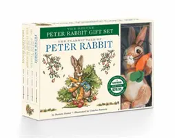 Luxusná darčeková súprava s plyšovým králikom Petrom: Klasické vydanie stolovej knihy + plyšová hračka králik v darčekovej sade - The Peter Rabbit Deluxe Plush Gift Set: The Classic Edition Board Book + Plush Stuffed Animal Toy Rabbit Gift Set