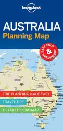 Lonely Planet Austrália Plánovacia mapa 1 - Lonely Planet Australia Planning Map 1