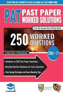 PAT Past Paper Worked Solutions (Pracovné riešenia k minulým prácam): Podrobné vysvetlenia krok za krokom pre viac ako 250 otázok, obsahuje všetky minulé písomky 2006 - 2017, Physics Aptitud - PAT Past Paper Worked Solutions: Detailed Step-By-Step Explanations for over 250 Questions, Includes all Past Past Papers 2006 - 2017, Physics Aptitud