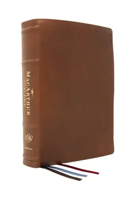 Esv, MacArthurova študijná Biblia, 2. vydanie, prémiová kozia koža, hnedá, Premier Collection: Uvoľňovanie Božej pravdy jeden verš za druhým - The Esv, MacArthur Study Bible, 2nd Edition, Premium Goatskin Leather, Brown, Premier Collection: Unleashing God's Truth One Verse at a Time