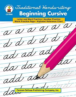 Tradičné písmo: Začiatky písania kurzívou, 2. - 5. ročník - Traditional Handwriting: Beginning Cursive, Grades 2 - 5