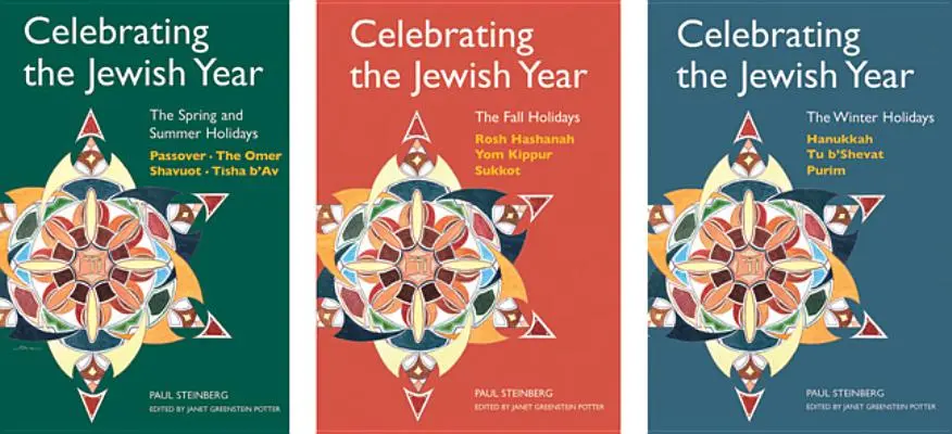 Oslavy židovského roka, 3-dielna sada - Celebrating the Jewish Year, 3-Volume Set