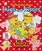 Medvedíky Berenstainove objatia a bozky Kniha samolepiek a aktivít - The Berenstain Bears Hugs and Kisses Sticker and Activity Book