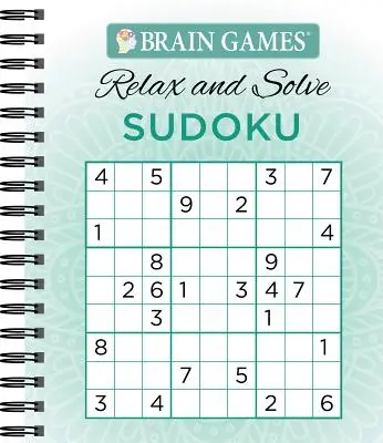Hry na mozog - Relaxuj a rieš: Sudoku (Teal) - Brain Games - Relax and Solve: Sudoku (Teal)