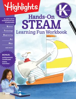 Pracovný zošit pre materskú školu Hands-On Steam Learning Fun - Kindergarten Hands-On Steam Learning Fun Workbook