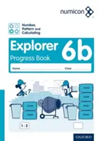 Numicon: (balenie 30 ks): Kniha o počte, vzorech a počítaní 6 Prieskumník B - Numicon: Number, Pattern and Calculating 6 Explorer Progress Book B (Pack of 30)