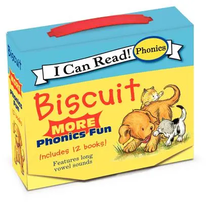 Piškót: Viac zábavy s 12 knihami o fonike!: Obsahuje 12 minikníh s krátkymi a dlhými samohláskami - Biscuit: More 12-Book Phonics Fun!: Includes 12 Mini-Books Featuring Short and Long Vowel Sounds