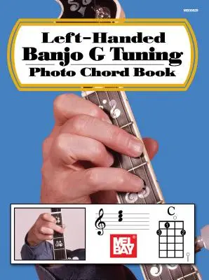 Banjo pre ľavákov G ladenie Foto akordov - Left-Handed Banjo G Tuning Photo Chord Book