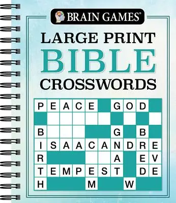Hry na mozog - Biblické krížovky vo veľkom formáte - Brain Games - Large Print Bible Crosswords