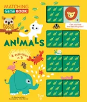Kniha hier so zvieratami: 4 aktivity v 1! - Animals Matching Game Book: 4 Activities in 1!