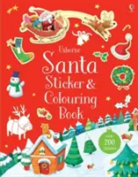 Kniha samolepiek a vyfarbovačiek Santa - Santa Sticker and Colouring Book