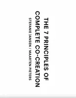 7 princípov úplného spoluvytvárania - The 7 Principles of Complete Co-Creation